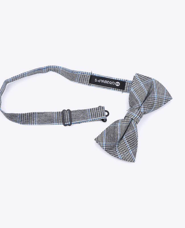 Fliege Tartan Grau n°1 Herren aus Baumwolle | Marcel - Unipap's