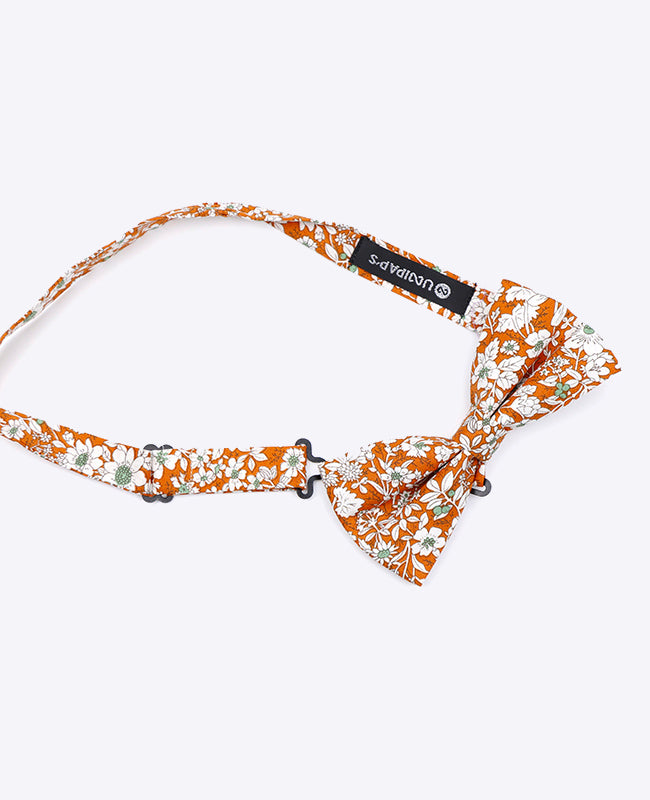 Fliegen Liberty Orange Vater & Sohn aus Baumwolle «Clovis»