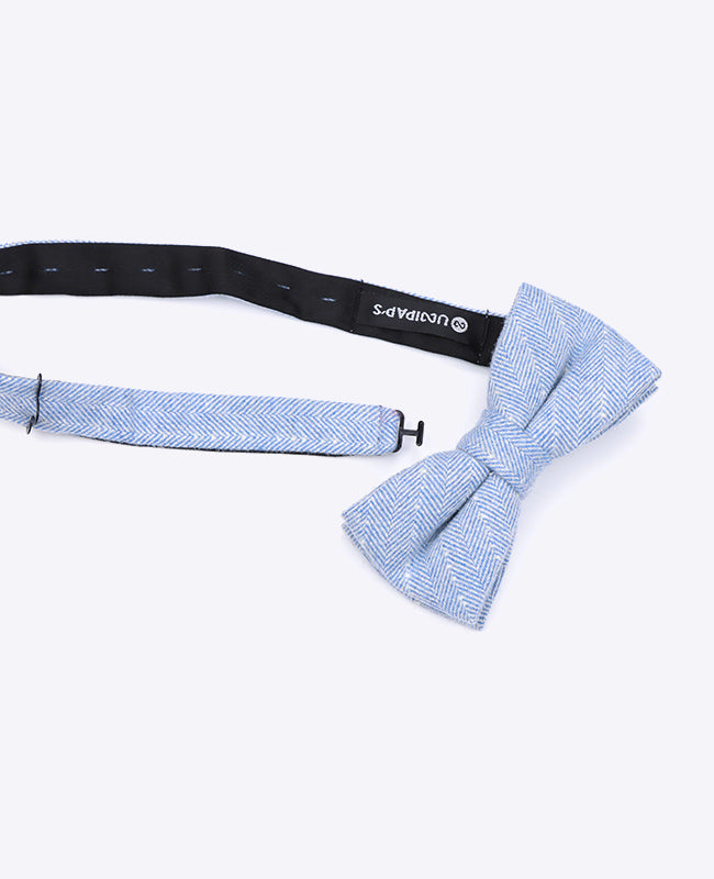Fliege Blau n°1 Herr aus Wolle 