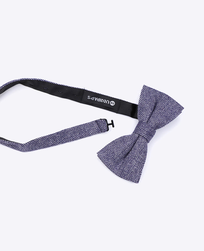 Fliege Blau Herr aus Wolle 