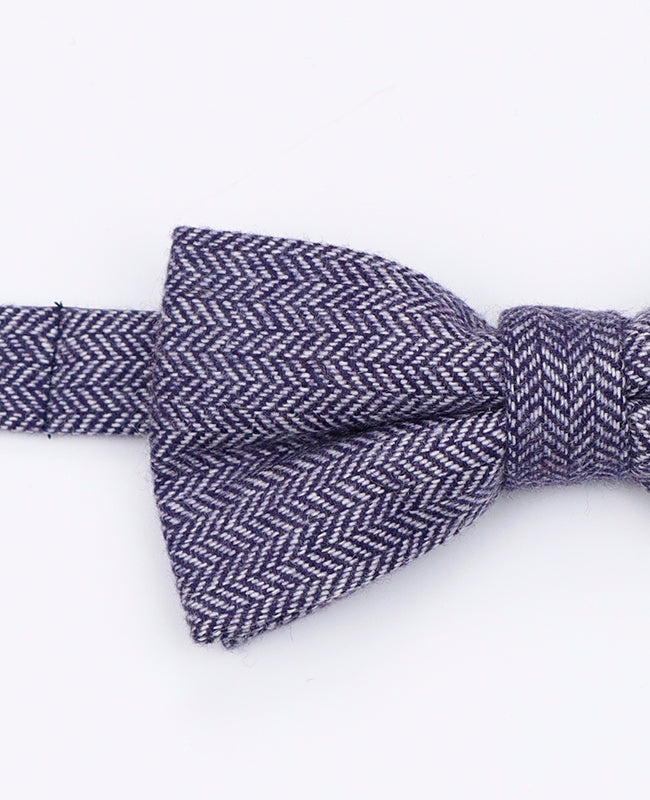 Fliege Blau Herr aus Wolle 