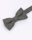 Fliege Tartan Grau Nr. 9 Herren aus Wolle | Nobert - Unipap's