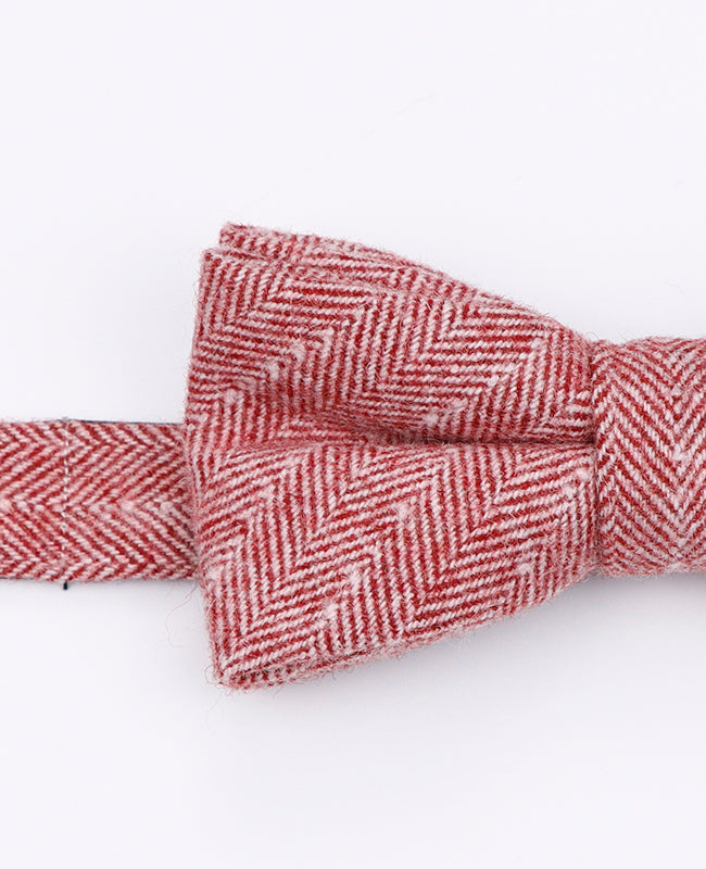 Fliege Rot n°1 Herren aus Wolle | Claude - Unipap's