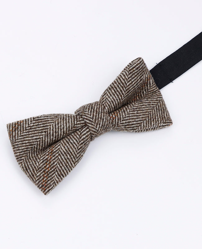 Fliege Tartan Grau n°3 Herren Wolle | Norbert - Unipap's