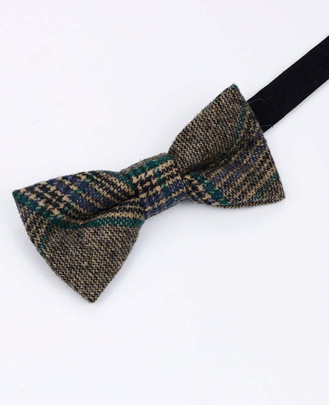 Fliege Tartan Grau n°5 Herren Wolle | Norbert - Unipap's