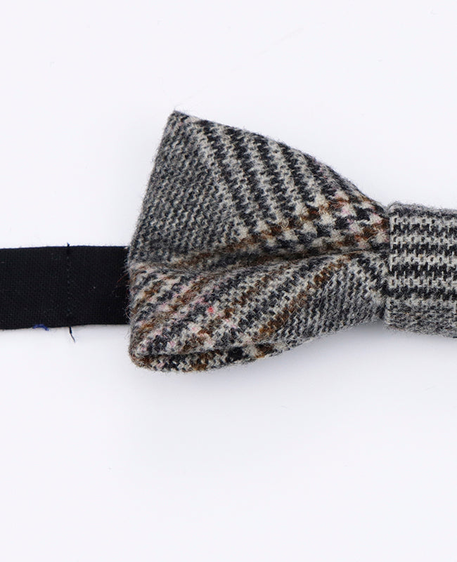 Fliege Tartan Grau Nr. 7 Herren aus Wolle | Norbert - Unipap's