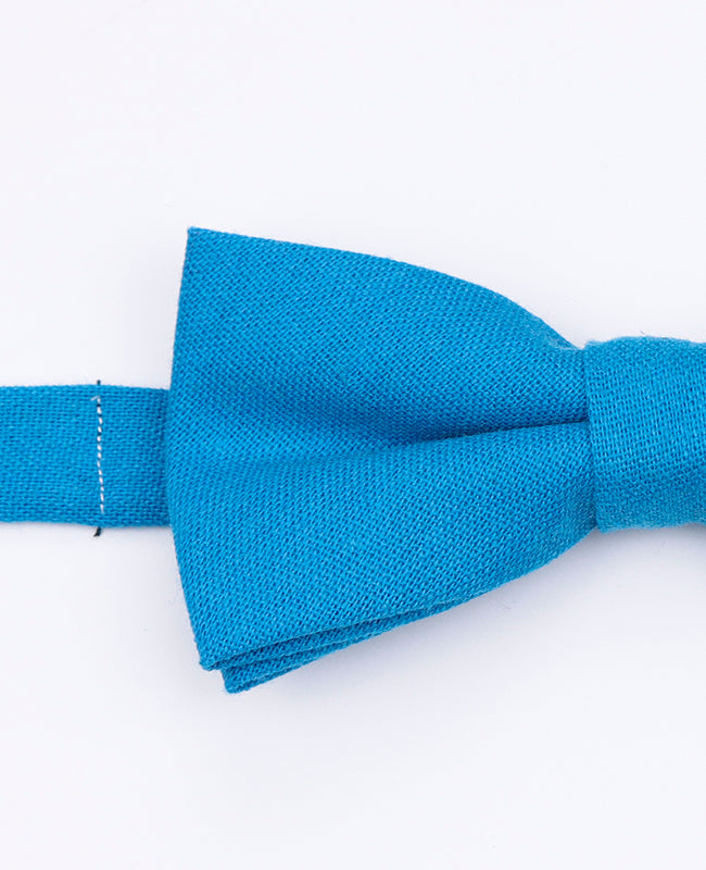 Fliege Blau n°3 Herren Leinen | Basile - Unipap's