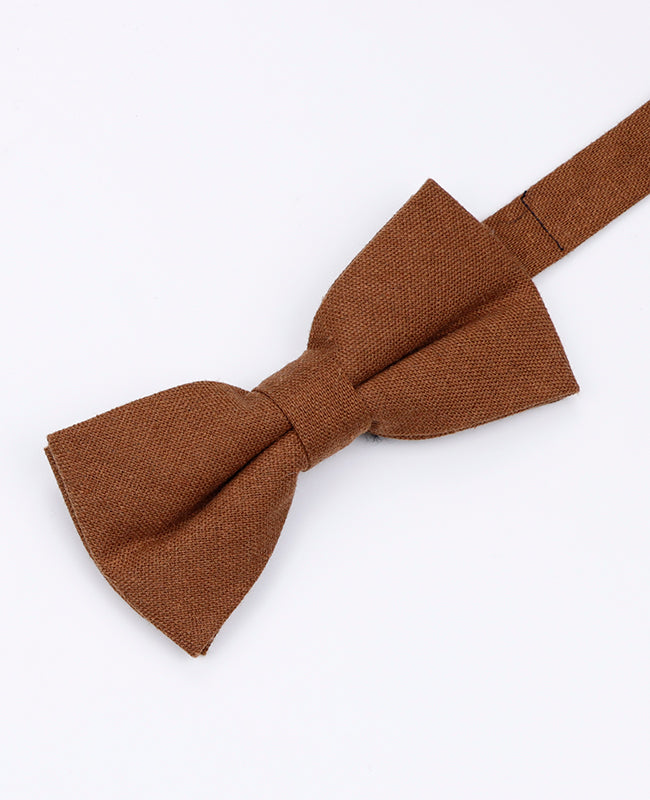 Fliege Braun Nr. 1 Herren Leinen | Basile - Unipap's