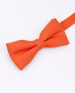 Fliege Orange Nr.1 Herren aus Leinen | Basile - Unipap's