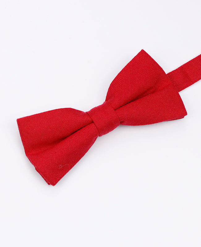 Fliege Rot n°3 Herren aus Leinen | Basile - Unipap's