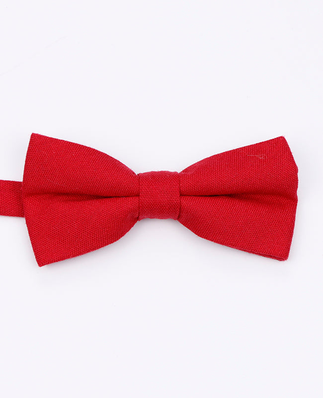 Fliege Rot n°3 Herren aus Leinen | Basile - Unipap's