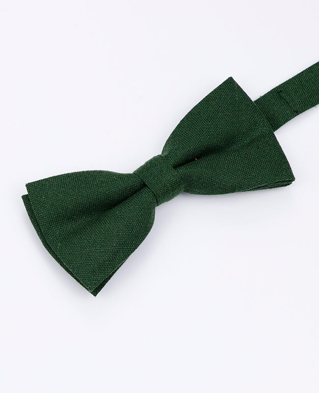 Fliege Grün Nr.2 Herren aus Leinen | Basile - Unipap's