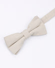 Fliege Beige aus Baumwolle 