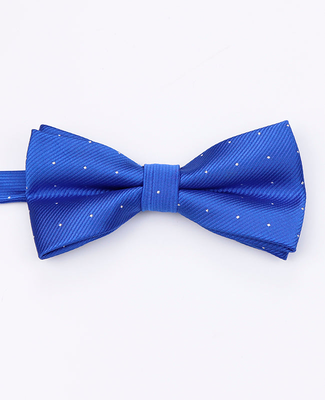 Fliege Blau n°2 mit Punkten Herren Polyester | Georges - Unipap's