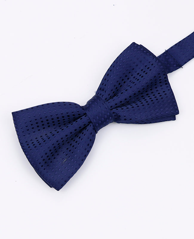 Blaue Fliege Nr. 3 mit Punkten für Herren aus Polyester | Louis - Unipap's