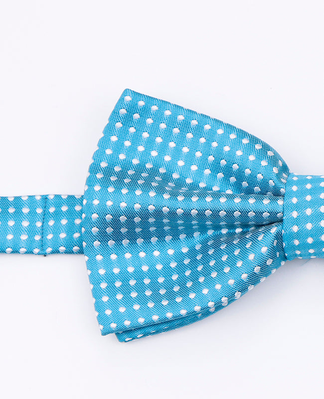 Blaue Fliege n°4 mit Punkten für Herren aus Polyester | Louis - Unipap's