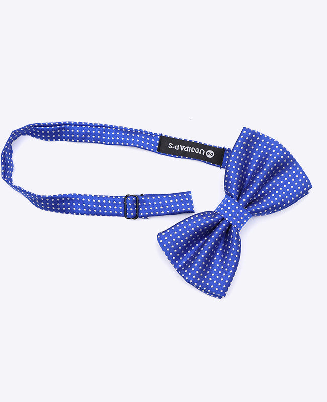 Fliege Blau n°5 mit Punkten Herren aus Polyester | Louis - Unipap's