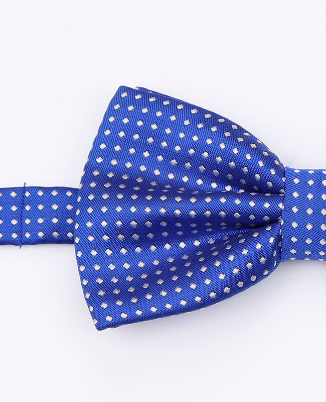 Blaue Fliege n°5 mit Punkten für Herren aus Polyester | Louis - Unipap's