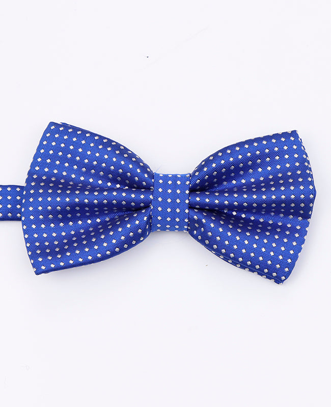 Blaue Fliege n°5 mit Punkten für Herren aus Polyester | Louis - Unipap's