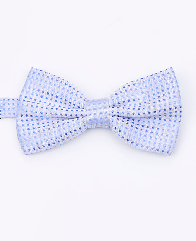 Blaue Fliege n°6 mit Punkten für Herren aus Polyester | Louis - Unipap's