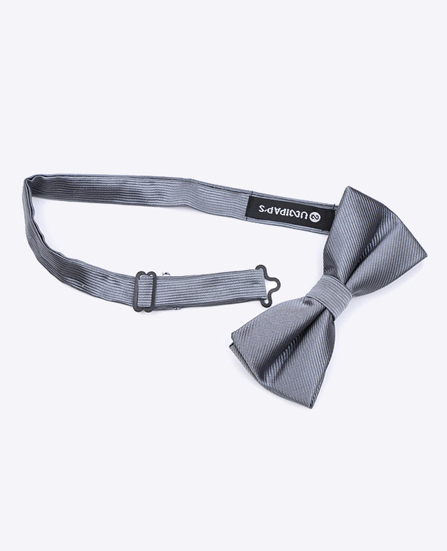 Fliege Grau n°1 Herren aus Polyester | Lucien - Unipap's
