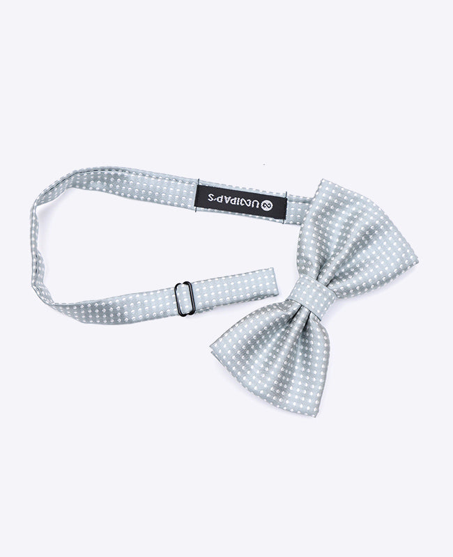 Graue Fliege mit Punkten für Herren aus Polyester | Louis - Unipap's