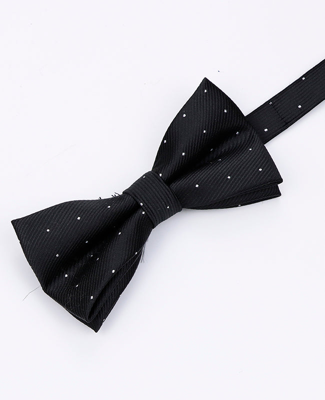 Schwarze Fliege mit Punkten Herren aus Polyester | Georges - Unipap's