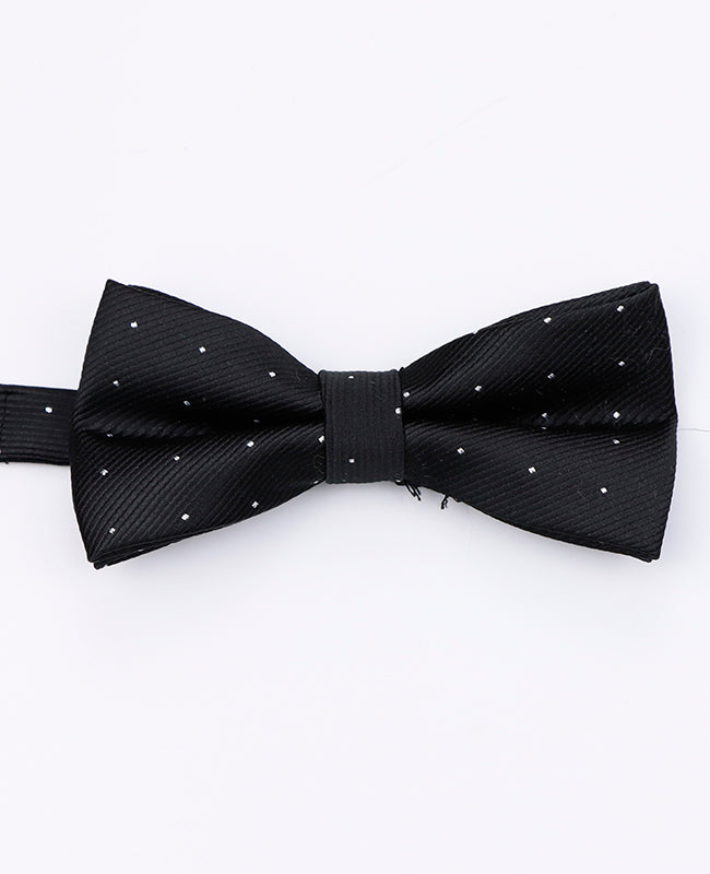 Schwarze Fliege mit Punkten Herren aus Polyester | Georges - Unipap's