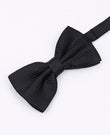Schwarze Fliege mit Punkten für Herren aus Polyester | Louis - Unipap's