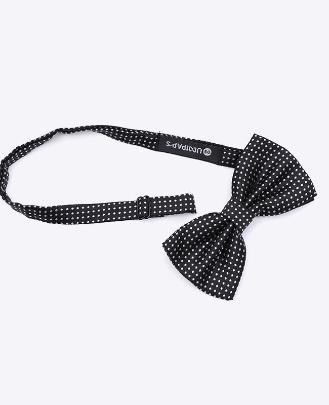 Schwarze Fliege mit Punkten für Herren aus Polyester | Louis - Unipap's