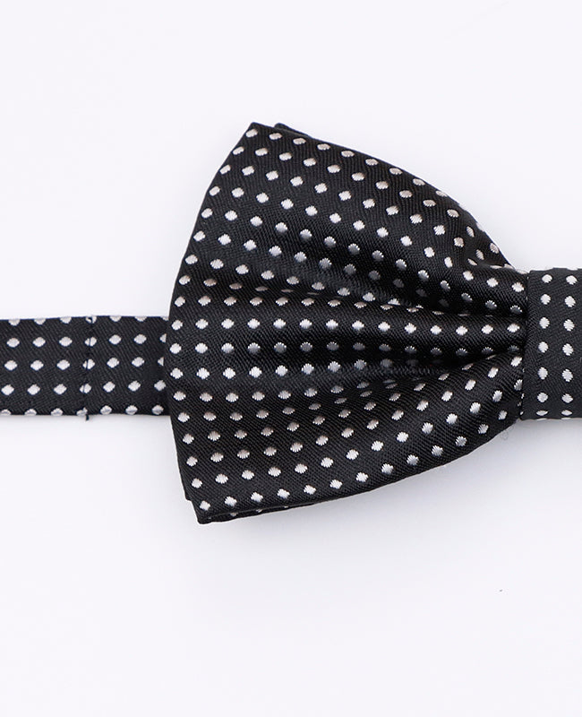 Schwarze Fliege mit Punkten für Herren aus Polyester | Louis - Unipap's