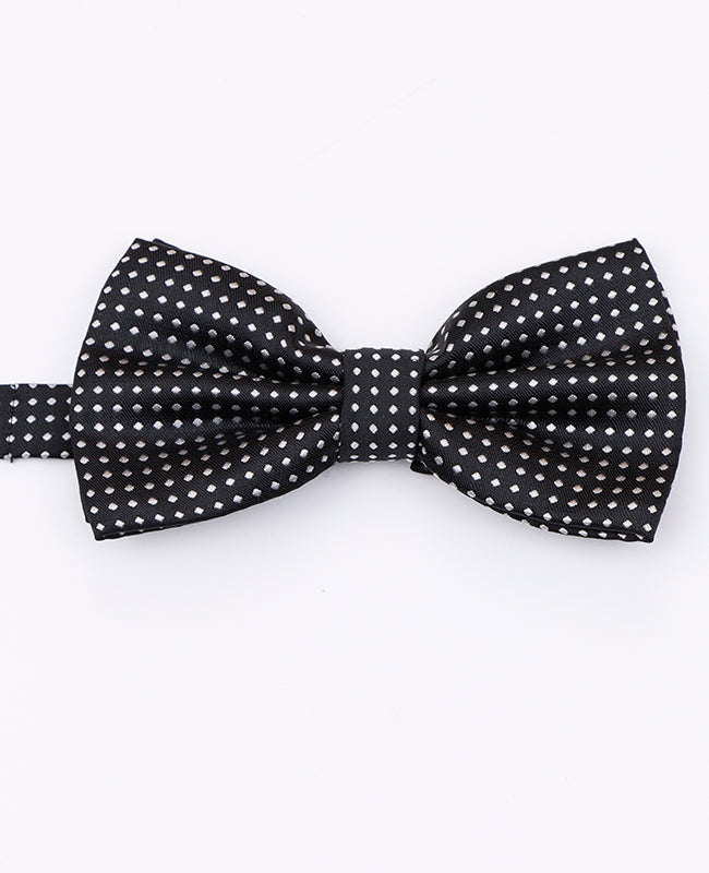 Schwarze Fliege mit Punkten für Herren aus Polyester | Louis - Unipap's