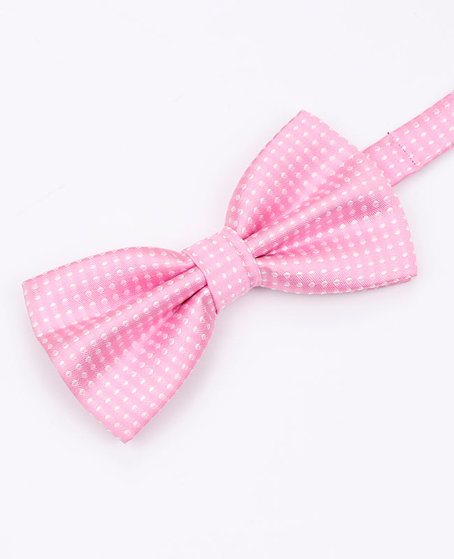 Rosa Fliege Nr. 1 mit Punkten für Herren aus Polyester | Louis - Unipap's