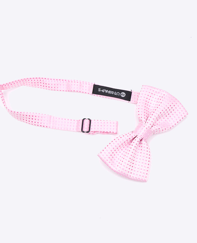 Rosa Fliege Nr. 3 mit Punkten für Herren aus Polyester | Louis - Unipap's