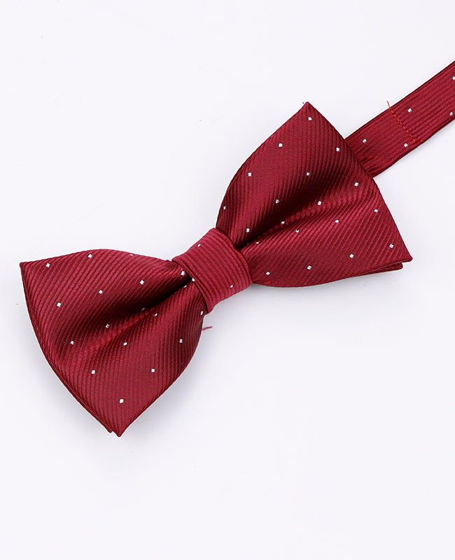 Fliege Rot n°1 mit Punkten Herren Polyester | Georges - Unipap's