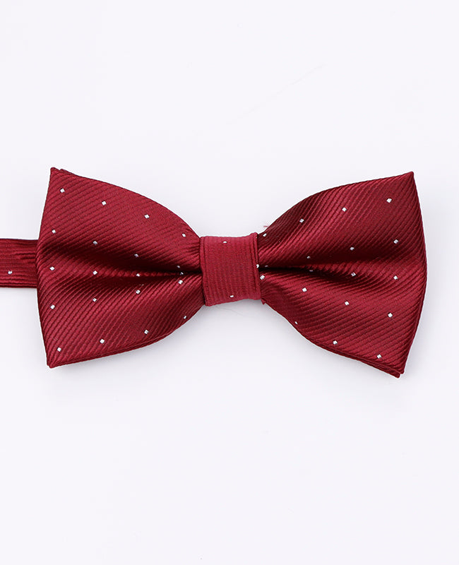 Fliege Rot n°1 mit Punkten Herren Polyester | Georges - Unipap's