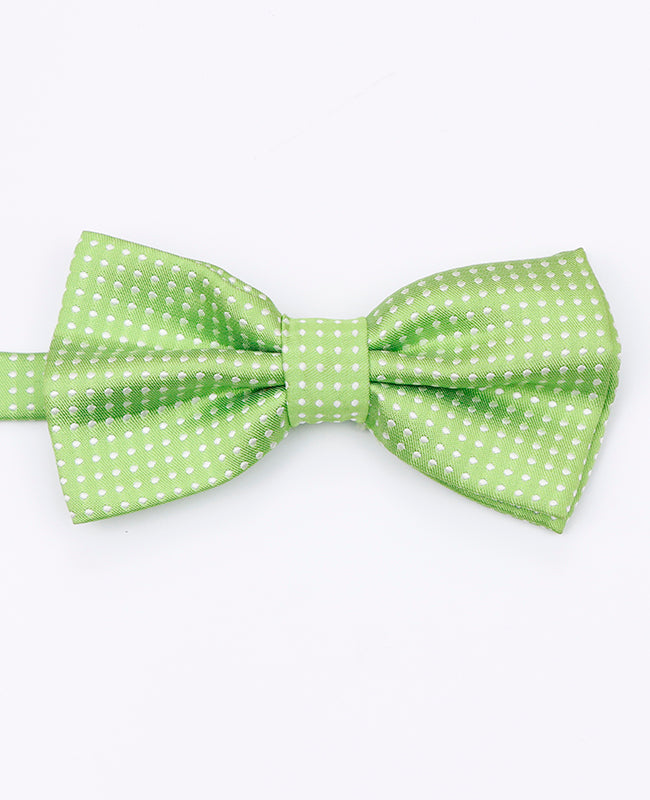 Grüne Fliege mit Punkten für Herren aus Polyester | Louis - Unipap's