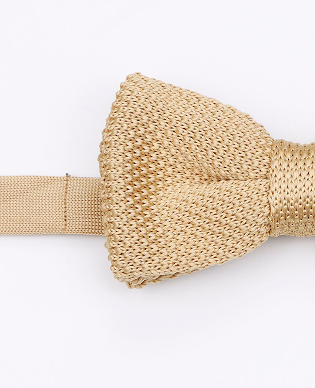 Goldene Strickfliegen Vater & Sohn «Léon»