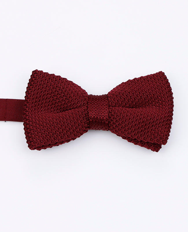 Noeud Papillon Rouge n°1 Homme en Tricot «Léon»