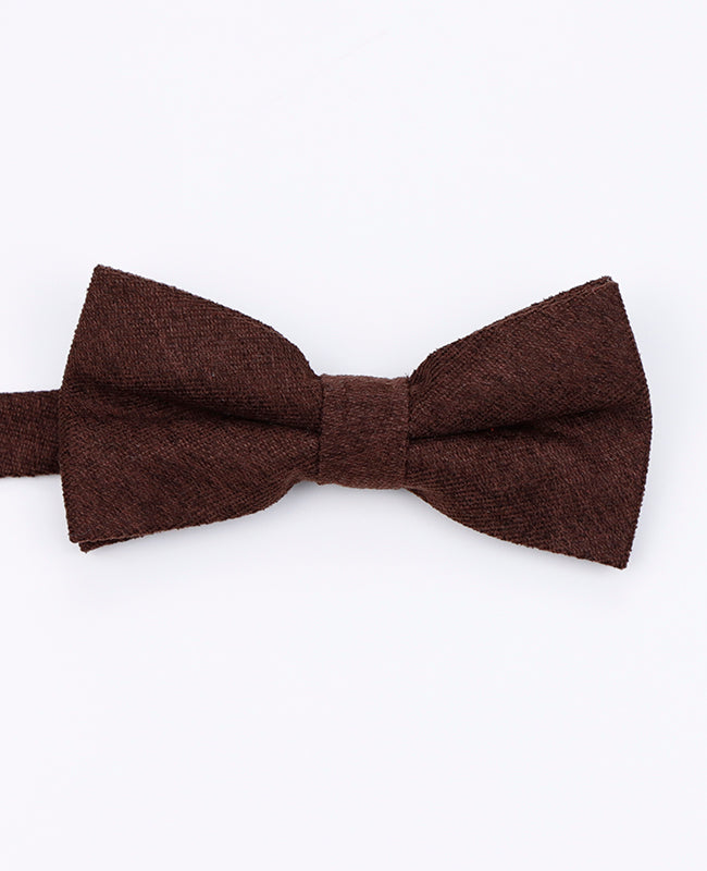 Noeud Papillon Marron n°2 Homme en Effet Velours | Simon - Unipap's