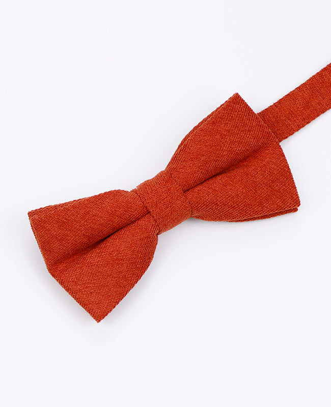 Noeud Papillon Orange n°2 Homme en Effet Velours | Simon - Unipap's