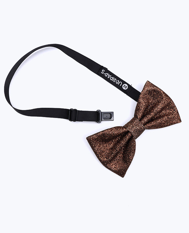 Glitzer-Fliege Braun Herren aus Polyester «Olive»