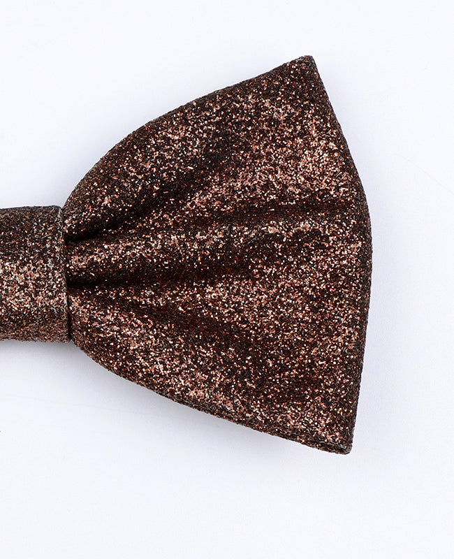 Glitzer-Fliege Braun Herren aus Polyester «Olive»