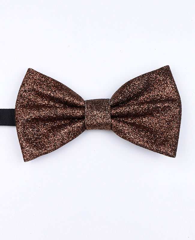 Fliege mit Pailletten Braun Herren aus Polyester «Olive»