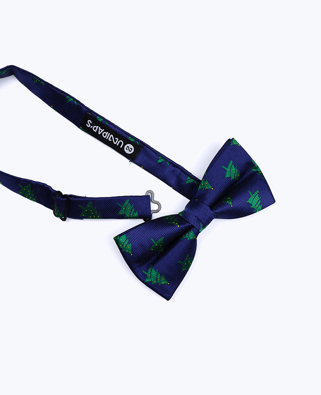 Weihnachts-Fliege Blau Nr. 1 Herren aus Polyester «Christmas»