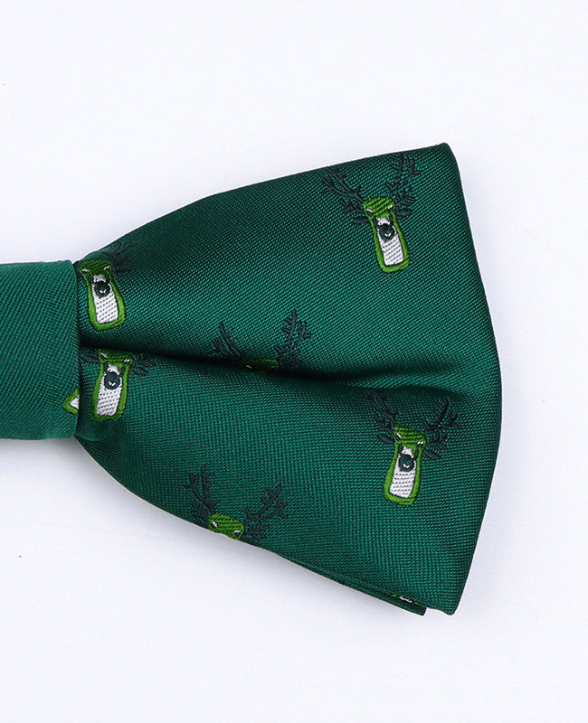 Weihnachtsfliege Grün Nr. 2 Herren aus Polyester «Christmas»