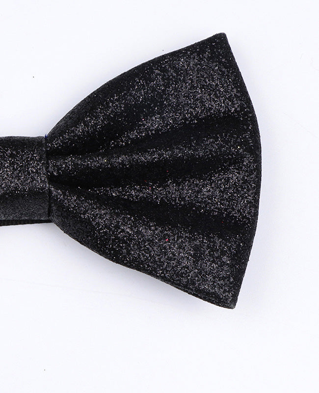 Fliege mit Pailletten Schwarz n°1 Herren aus Polyester «Olive»