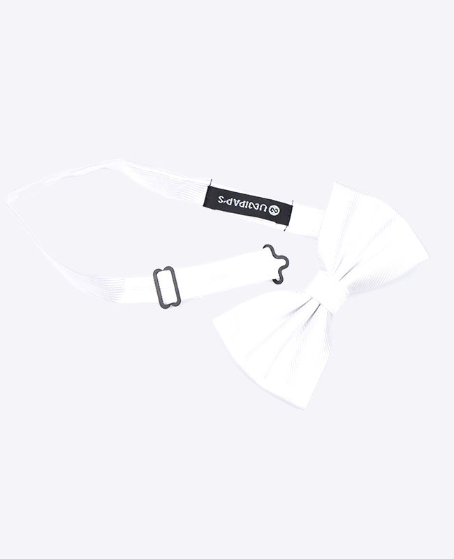 Fliege XL Weiß Herren aus Polyester | Lucien - Unipap's