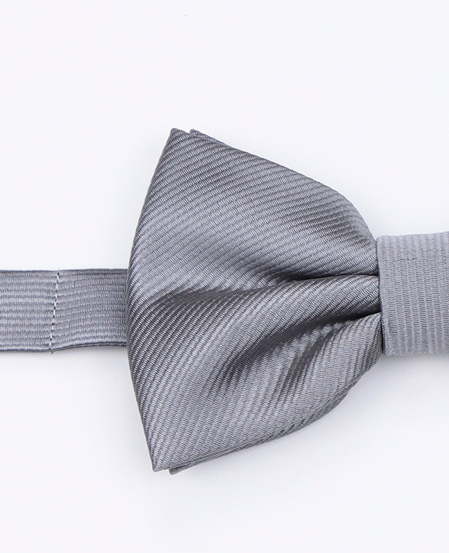 Noeud Papillon XL Gris n°1 Homme en Polyester | Lucien - Unipap's