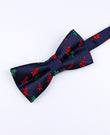 Weihnachts-Fliege Blau n°2 Kinder aus Polyester «Christmas»